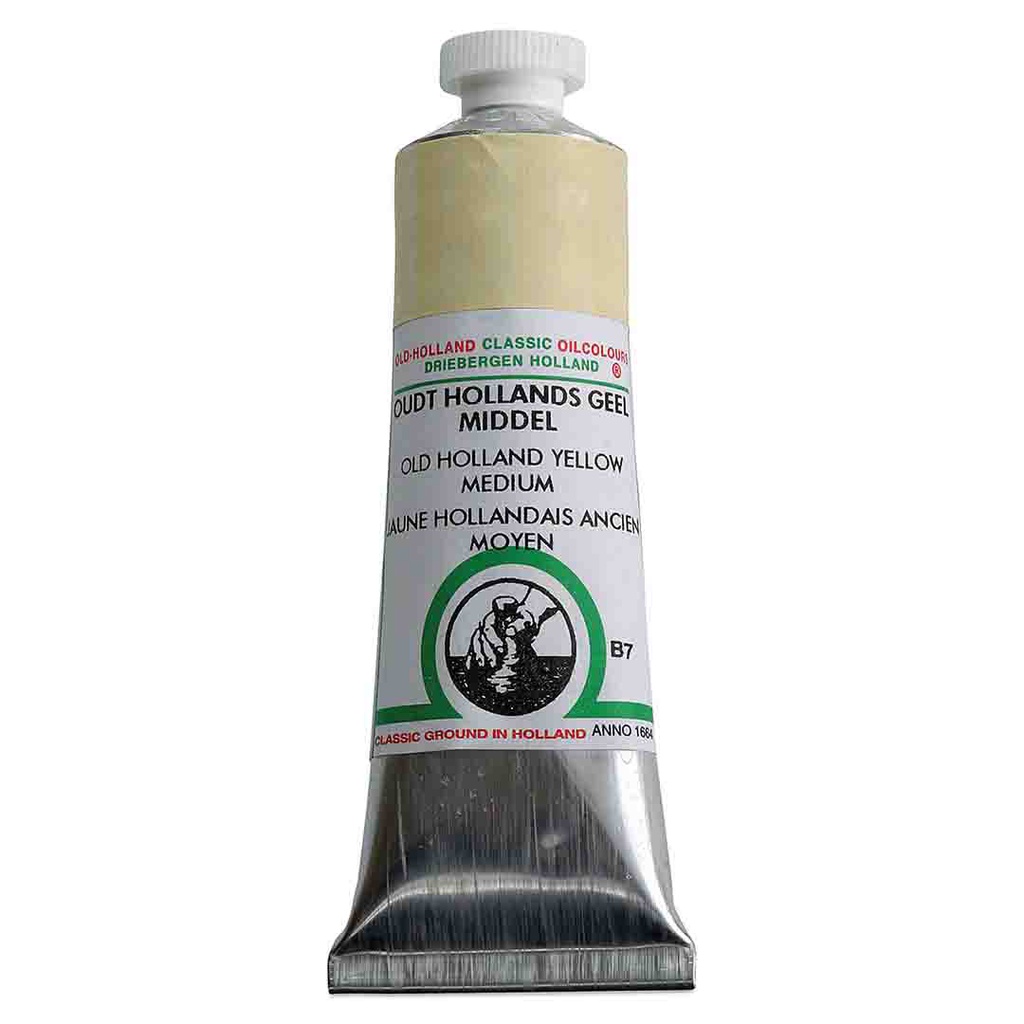 Old Holland - Oil Colour Tube 40ml Old Holland Yellow Medium