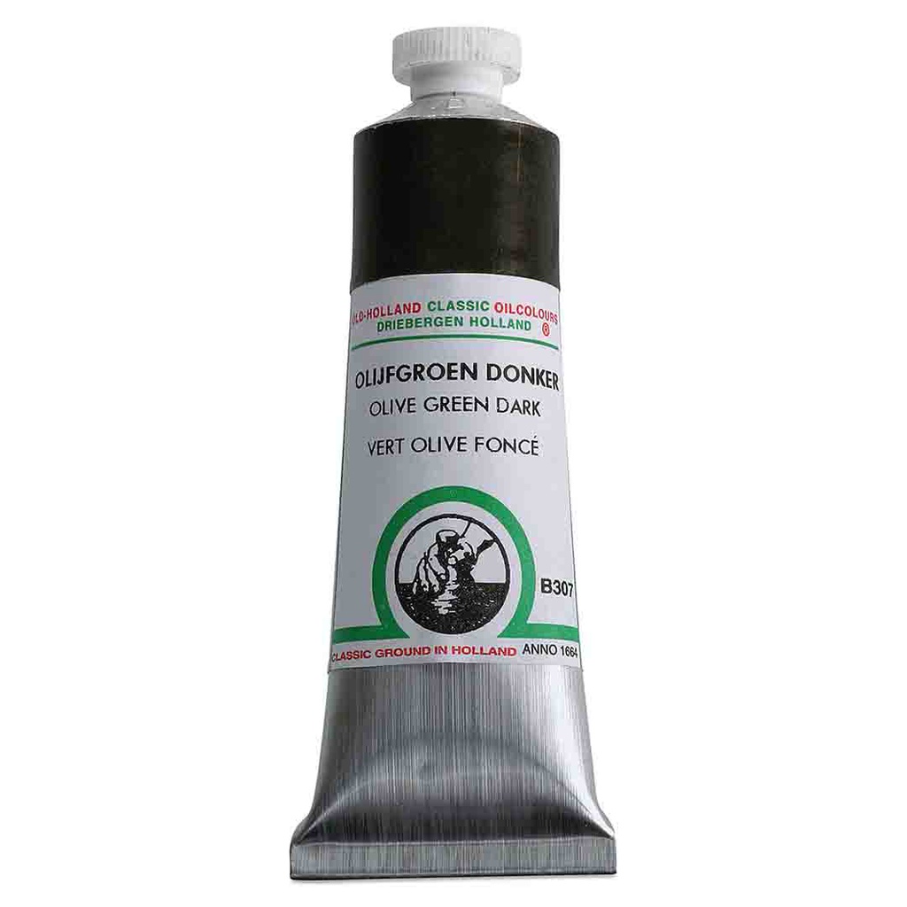 Old Holland - Oil Colour Tube 40ml Olive Green Dark