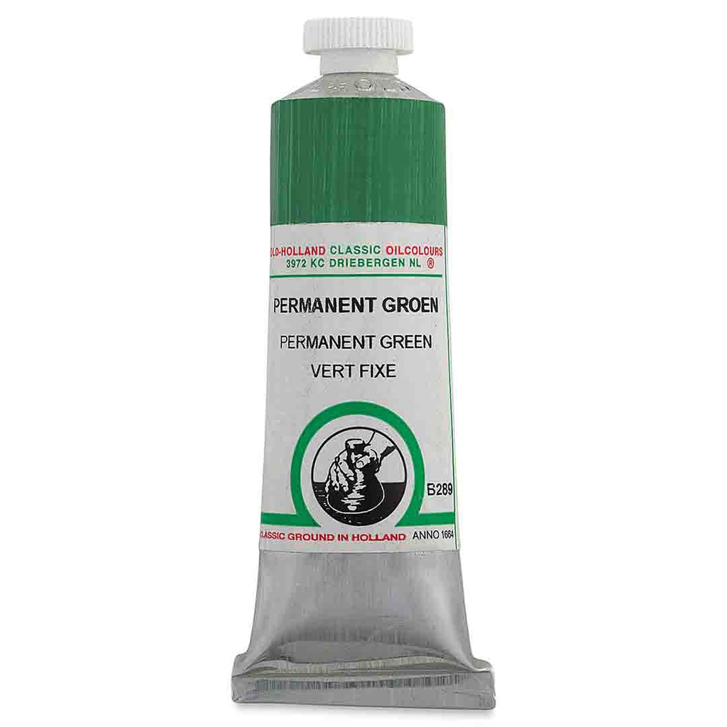 Old Holland - Oil Colour Tube 40ml Permanent Green