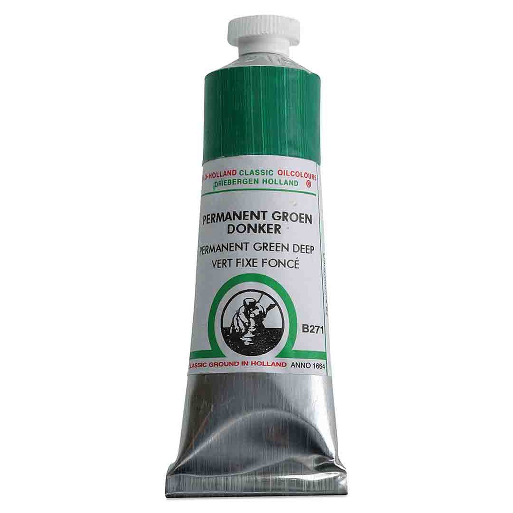 Old Holland - Oil Colour Tube 40ml Permanent Green Deep