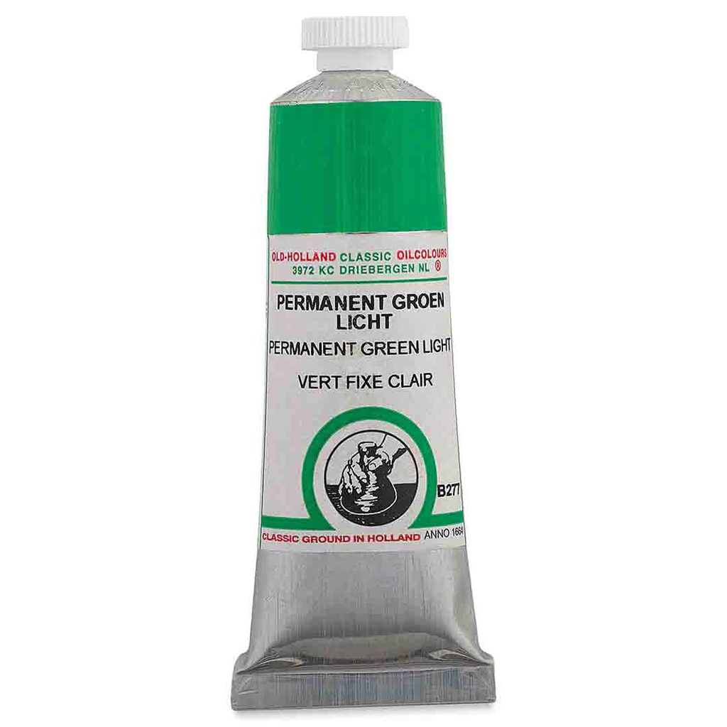 Old Holland - Oil Colour Tube 40ml Permanent Green Light