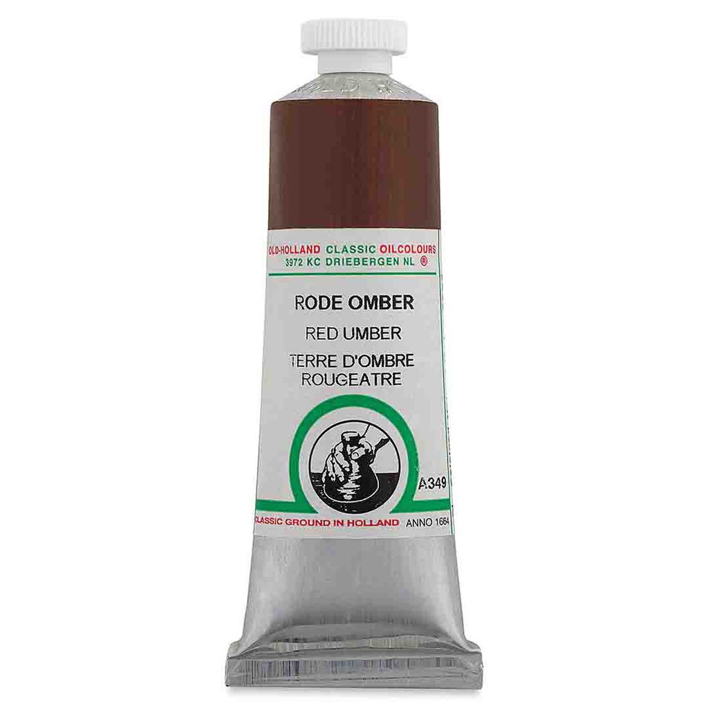Old Holland - Oil Colour Tube 40ml Red Umber