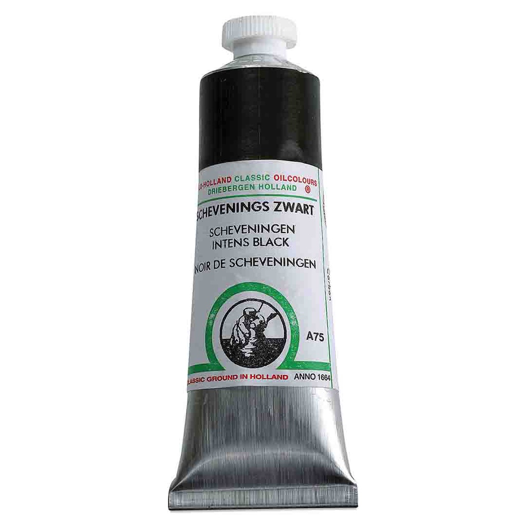 Old Holland - Oil Colour Tube 40ml Scheveningen Black