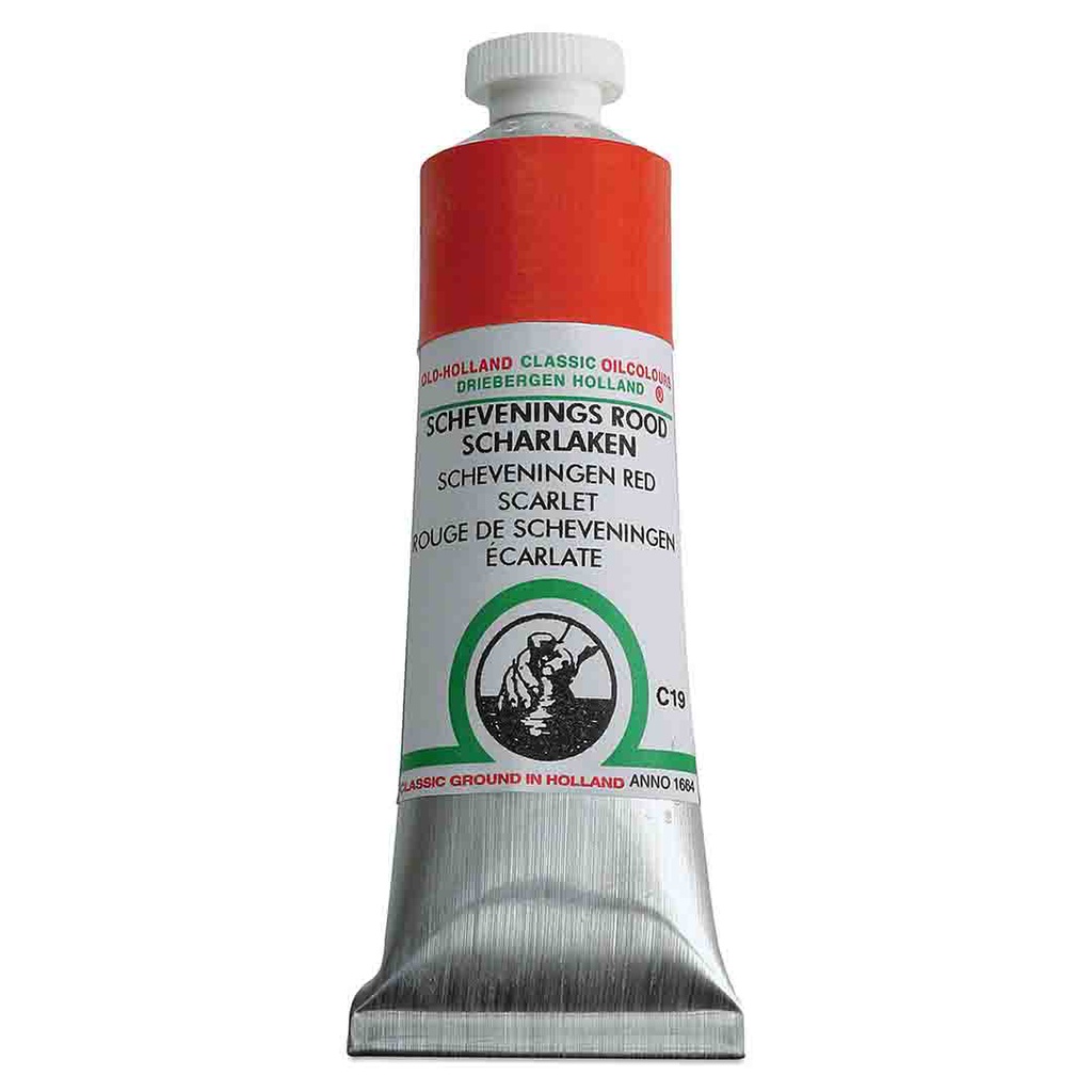 Old Holland - Oil Colour Tube 40ml Scheveningen Red Scarlet