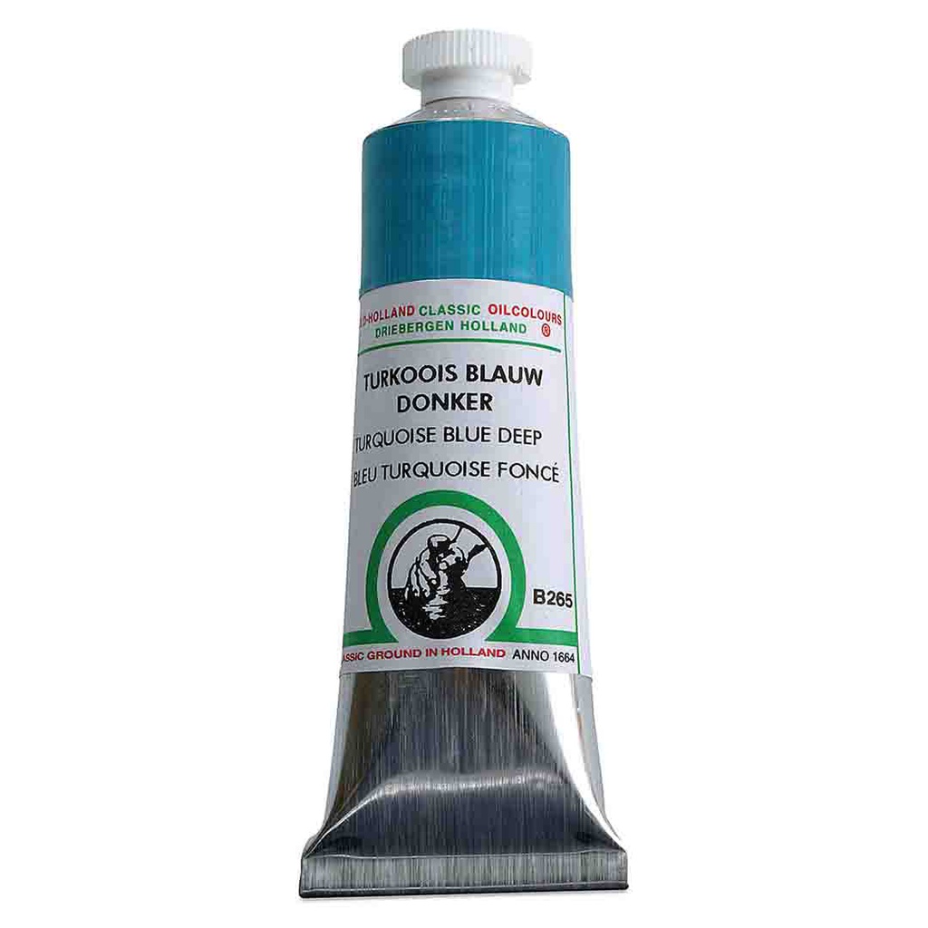 Old Holland - Oil Colour Tube 40ml Turquoise Blue Deep