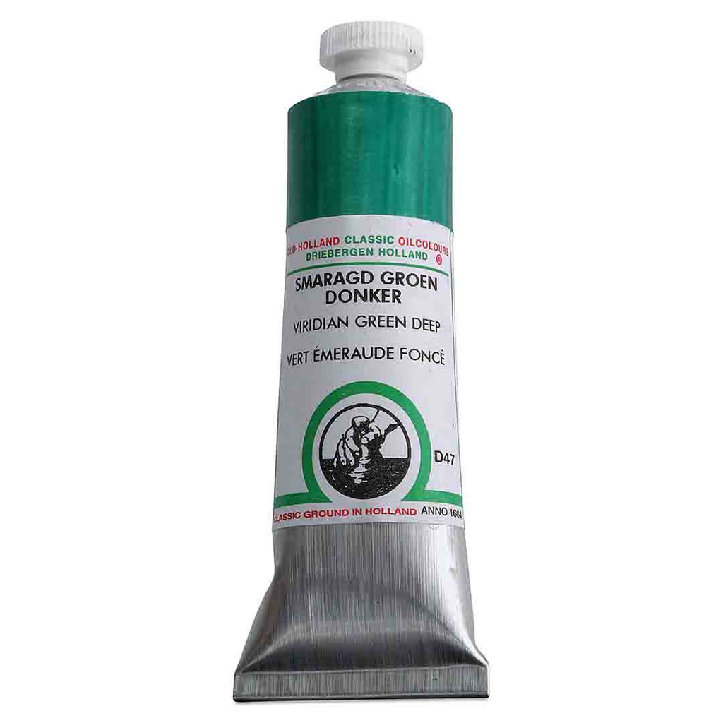 Old Holland - Oil Colour Tube 40ml Viridian Green Deep
