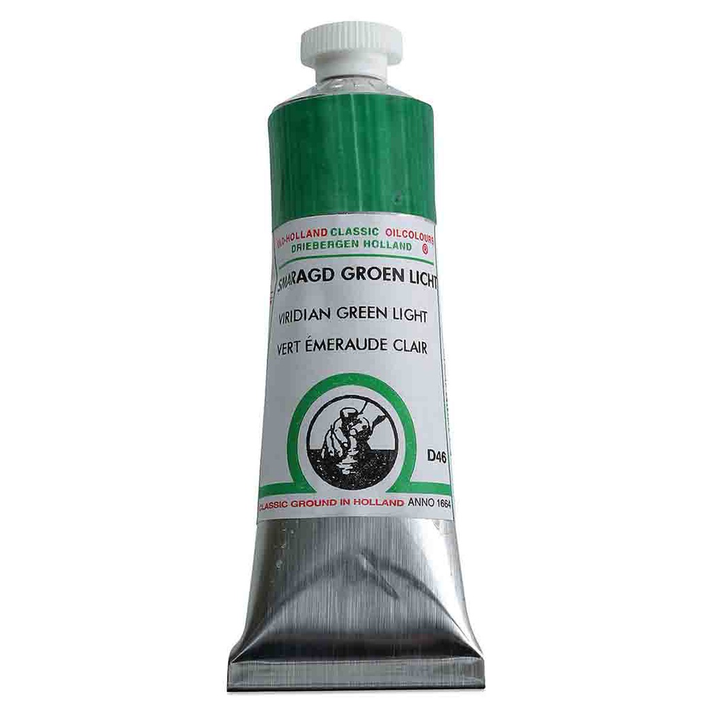 Old Holland - Oil Colour Tube 40ml Viridian Green Light