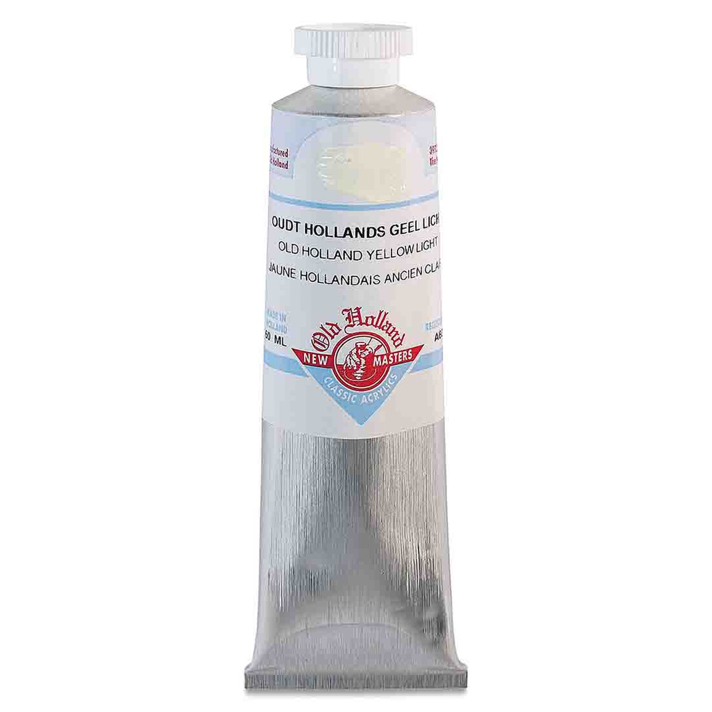 New Masters - Acrylic Tube 60ml Old Holland Yellow Light