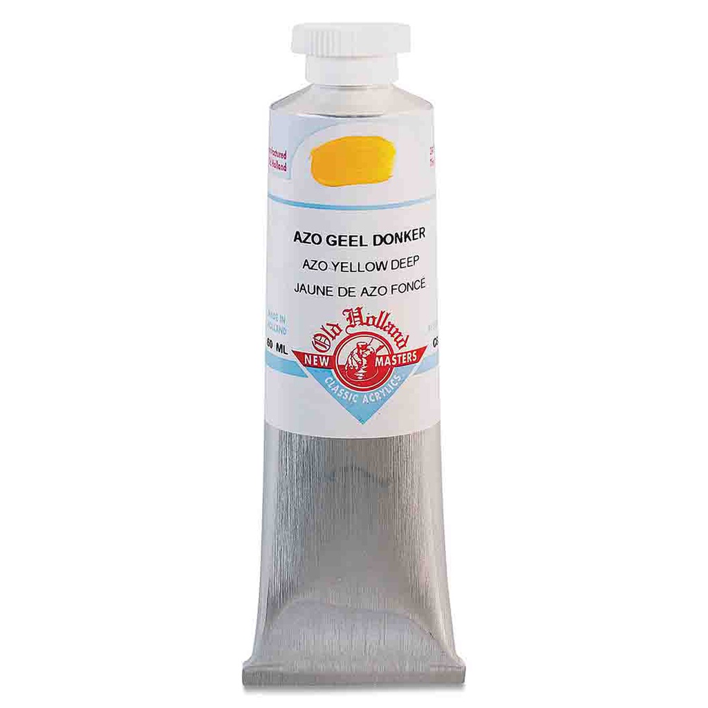 New Masters - Acrylic Tube 60ml Azo Yellow Deep