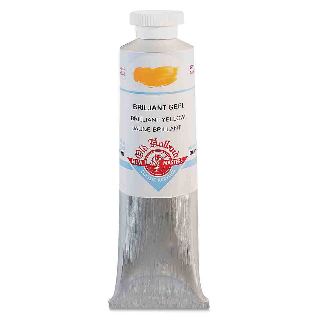 New Masters - Acrylic Tube 60ml Brilliant Yellow