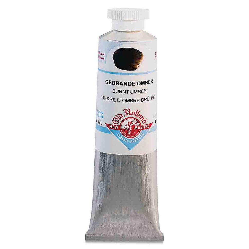 New Masters - Acrylic Tube 60ml Burnt Umber