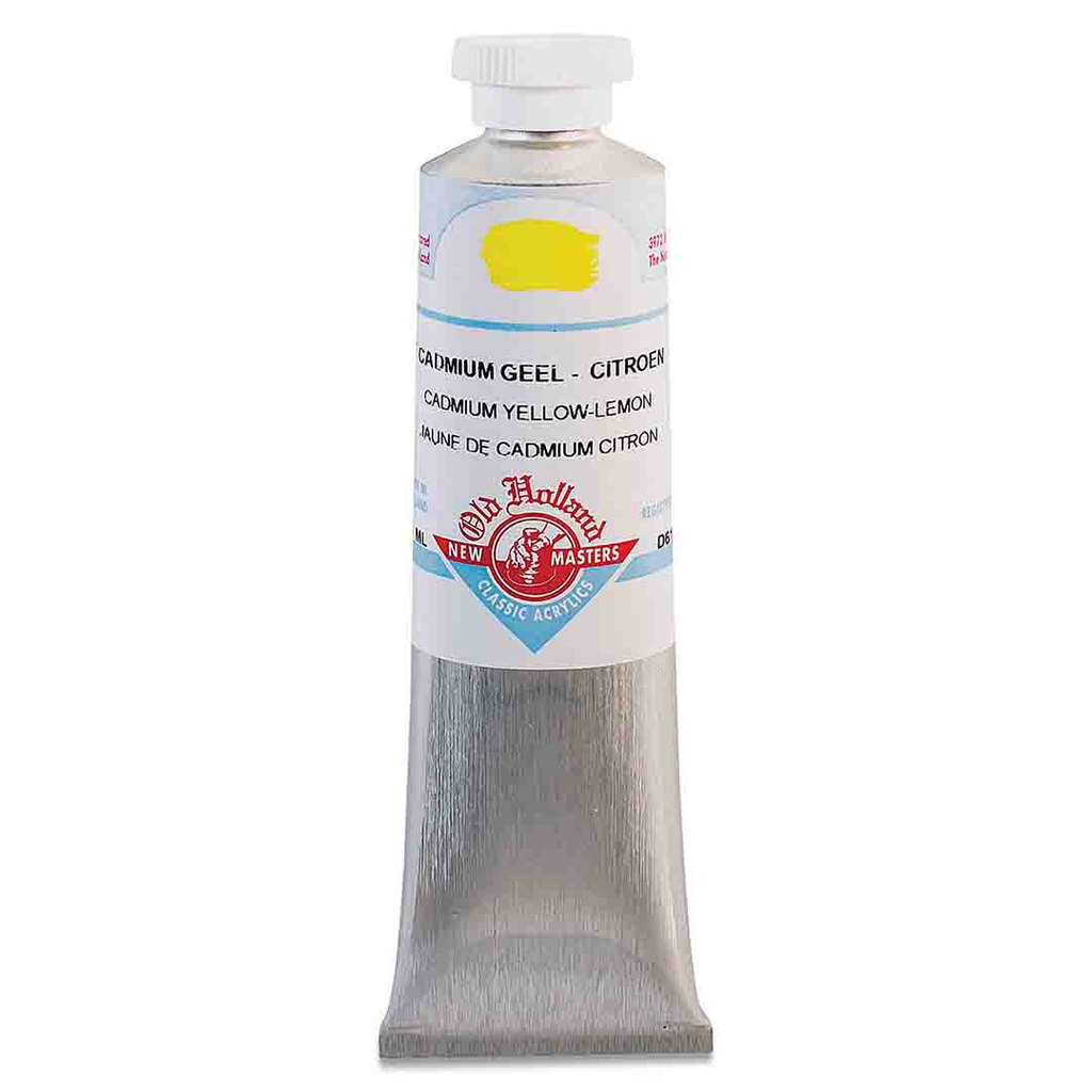 New Masters - Acrylic Tube 60ml Cadmium Yellow-Lemon