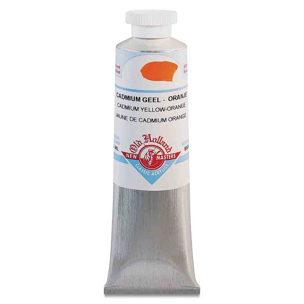 New Masters - Acrylic Tube 60ml Cadmium Yellow-Orange