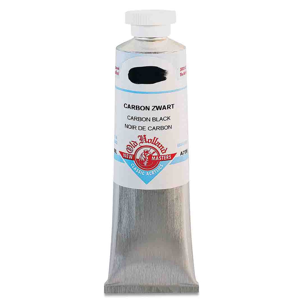 New Masters - Acrylic Tube 60ml Carbon Black