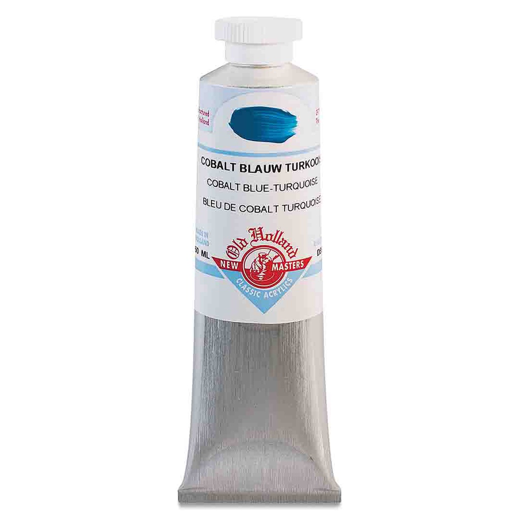 New Masters - Acrylic Tube 60ml Cobalt Blue Turquoise