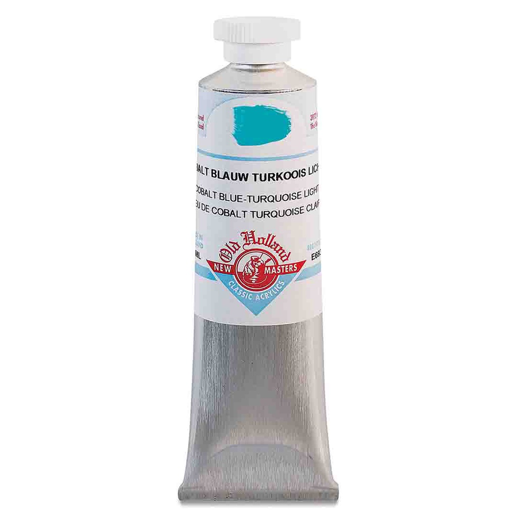 New Masters - Acrylic Tube 60ml Cobalt Blue Turquoise Light