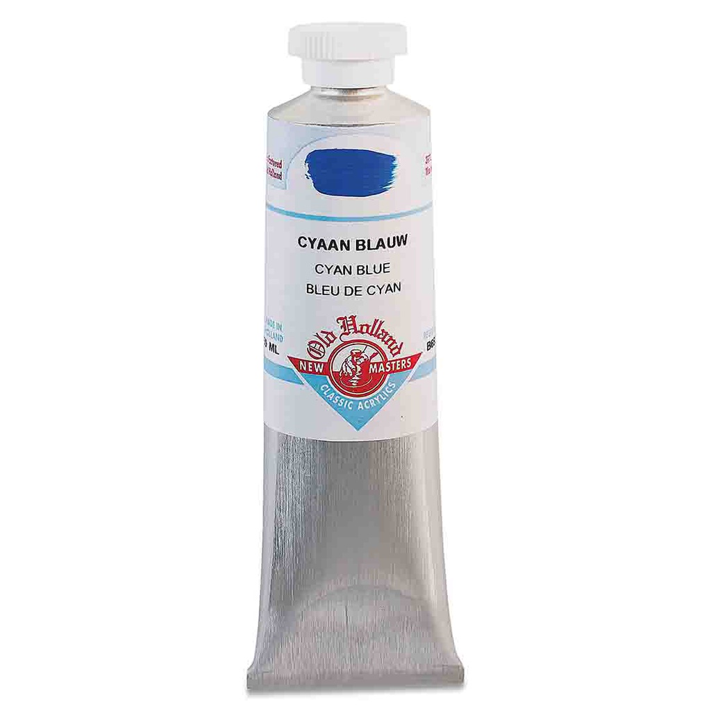New Masters - Acrylic Tube 60ml Cyan Blue