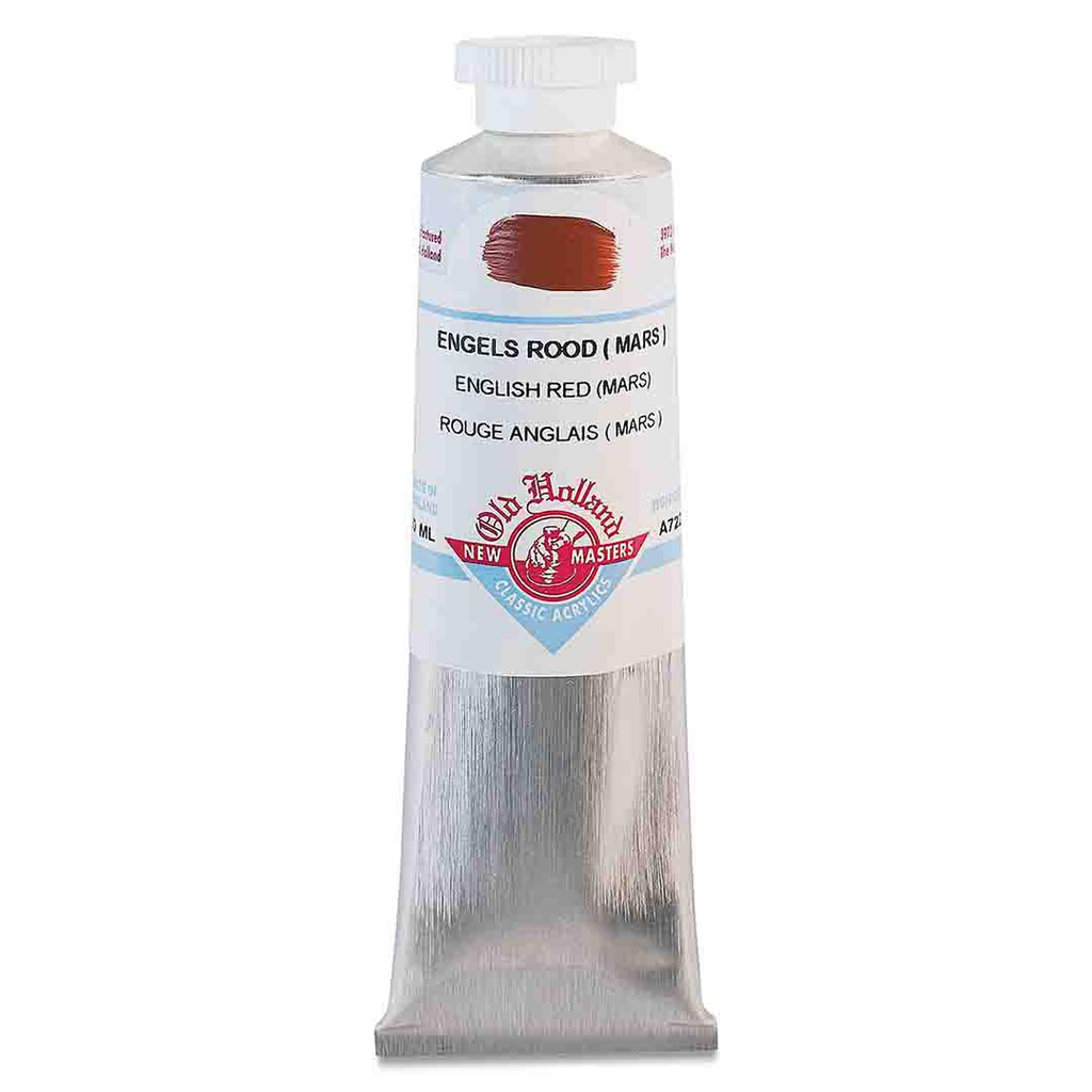 New Masters - Acrylic Tube 60ml English Red (Mars)