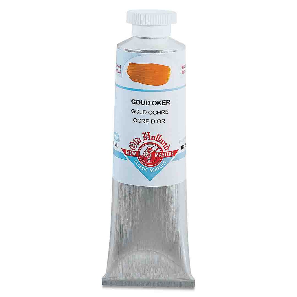 New Masters - Acrylic Tube 60ml Gold Ochre