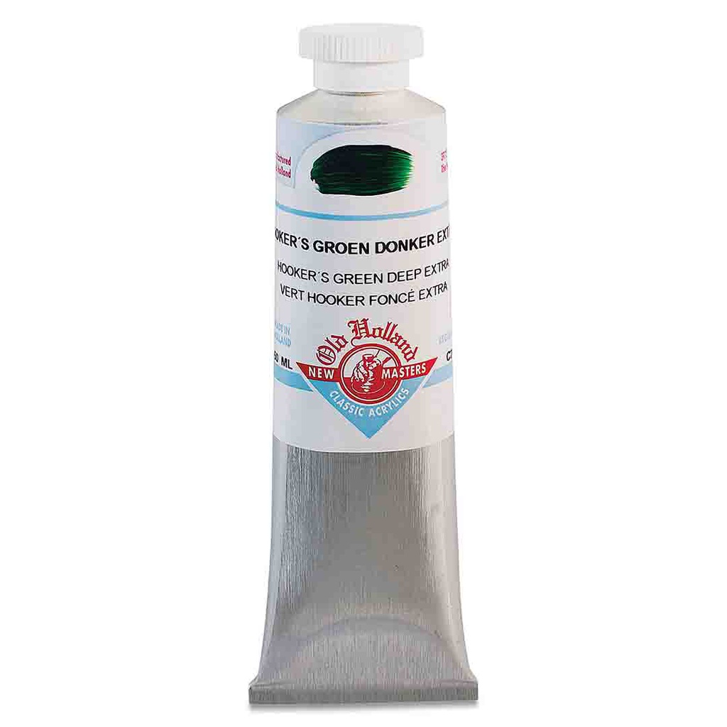 New Masters - Acrylic Tube 60ml Hooker's Green Deep Extra