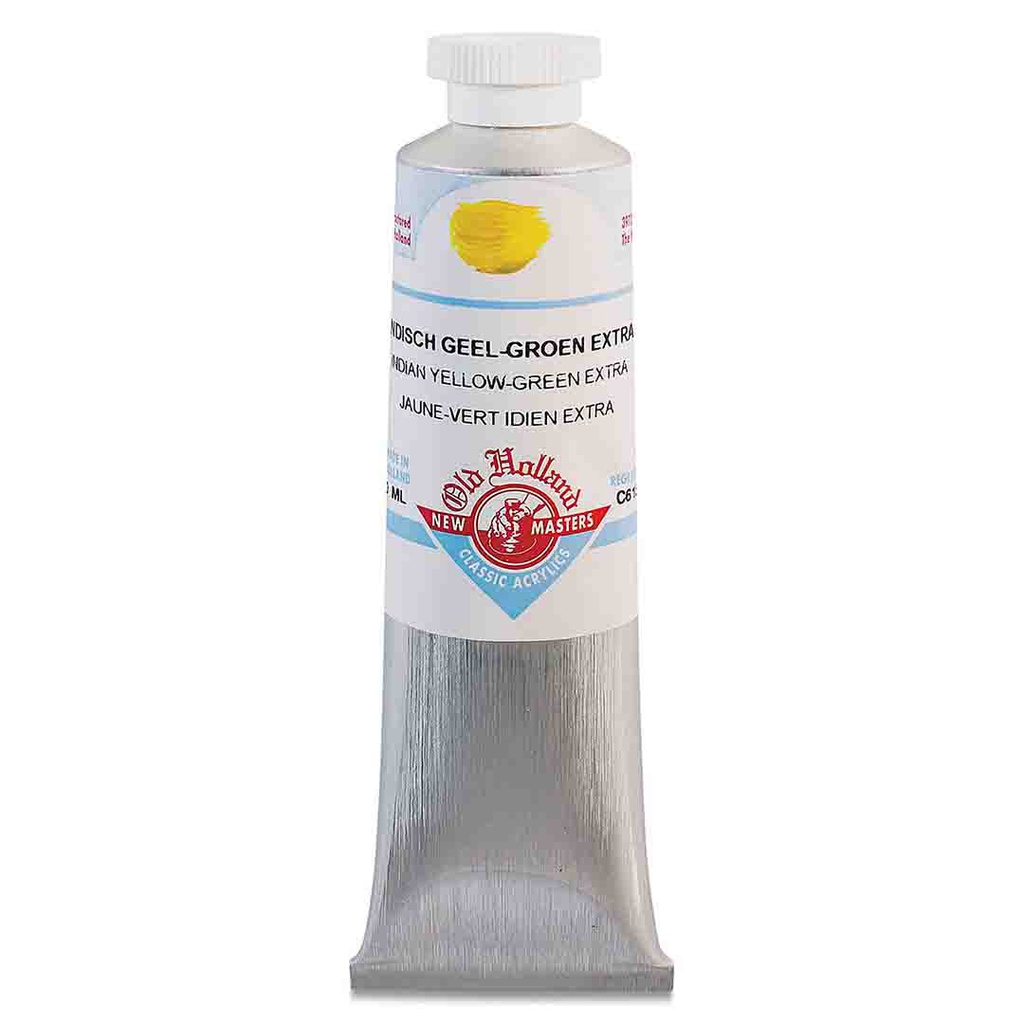 New Masters - Acrylic Tube 60ml Indian Yellow-Green Extra
