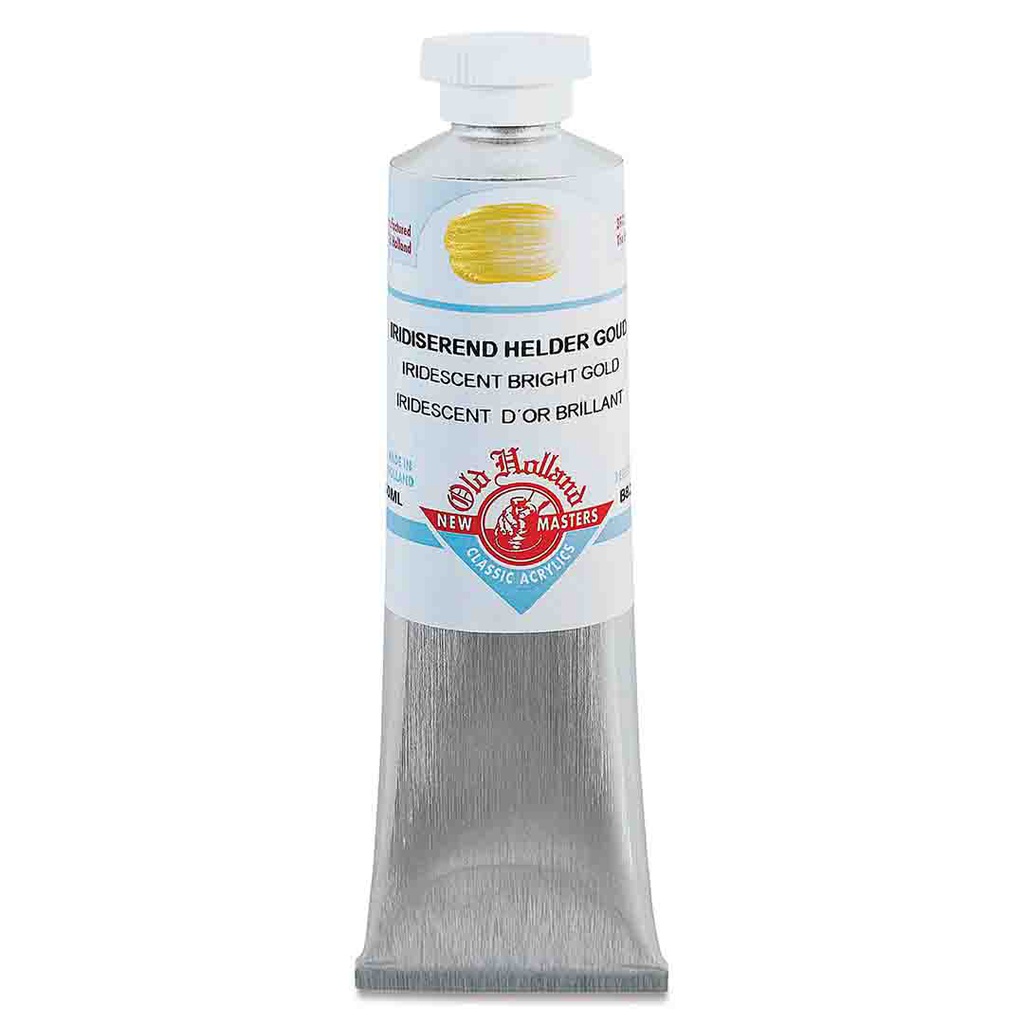 New Masters - Acrylic Tube 60ml Iridescent Bright Gold