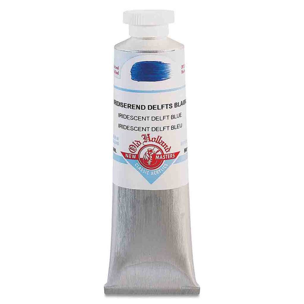 New Masters - Acrylic Tube 60ml Iridescent Delft Blue