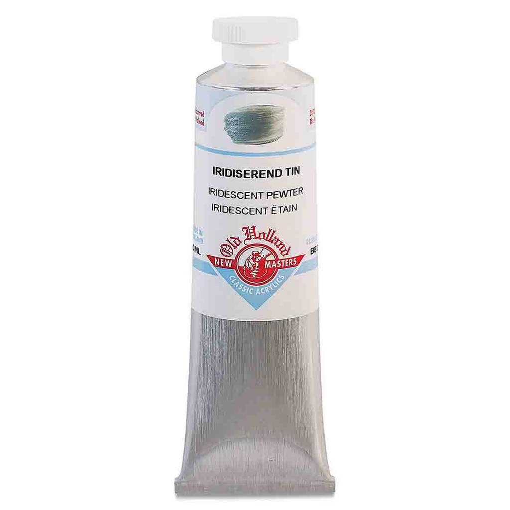 New Masters - Acrylic Tube 60ml Iridescent Pewter