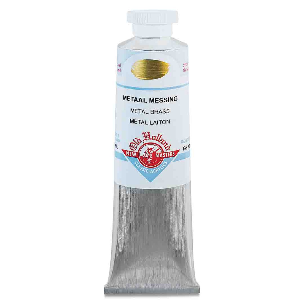 New Masters - Acrylic Tube 60ml Metal Brass