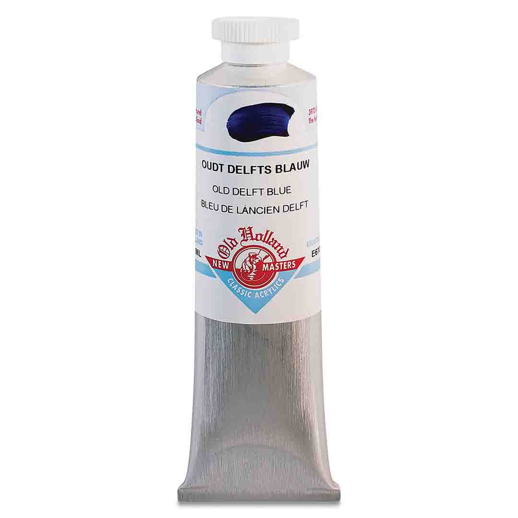 New Masters - Acrylic Tube 60ml Old Delft Blue