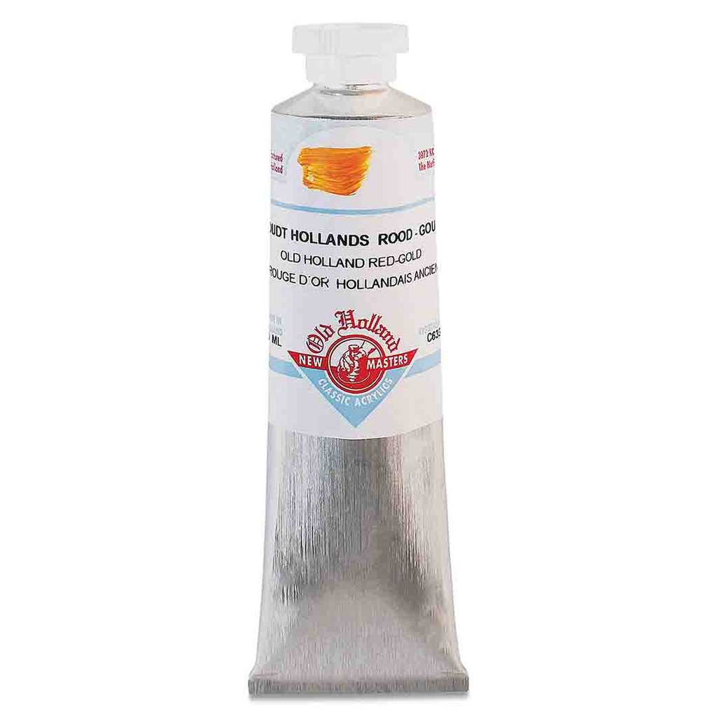 New Masters - Acrylic Tube 60ml Old Holland Red-Gold