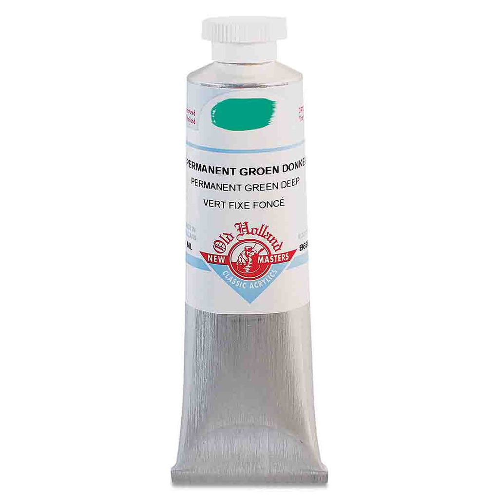 New Masters - Acrylic Tube 60ml Permanent Green Deep