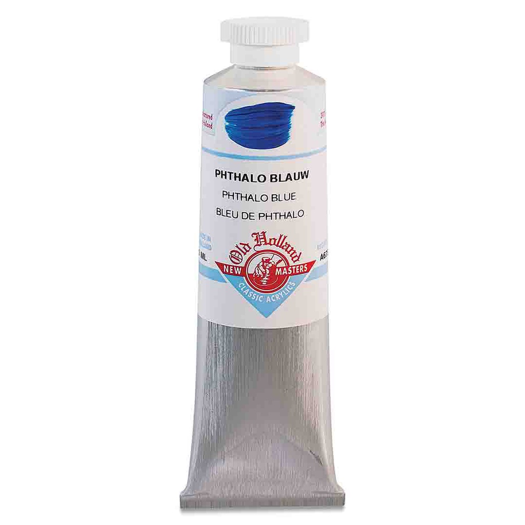 New Masters - Acrylic Tube 60ml Phthalo Blue