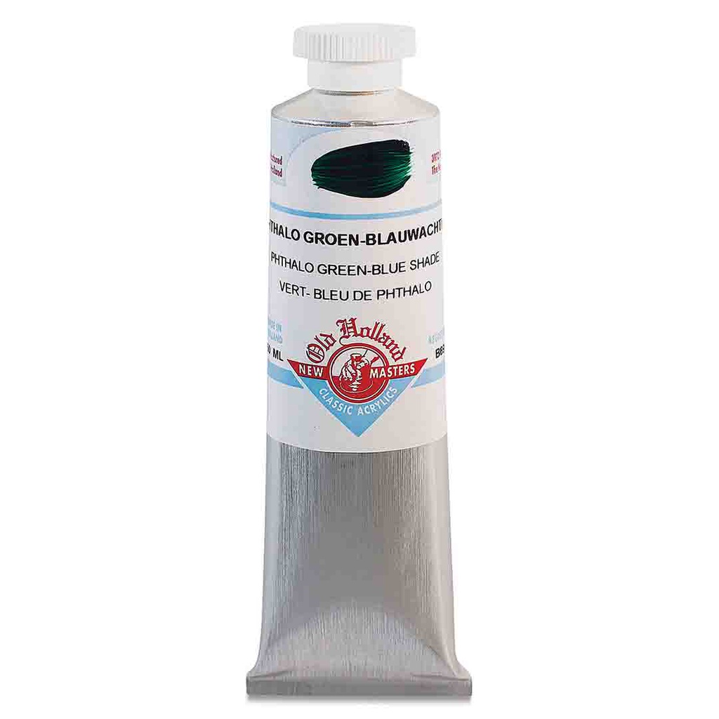New Masters - Acrylic Tube 60ml Phthalo Green Blue Shade