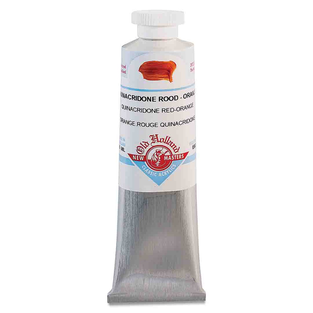 New Masters - Acrylic Tube 60ml Quinacridone Red-Orange