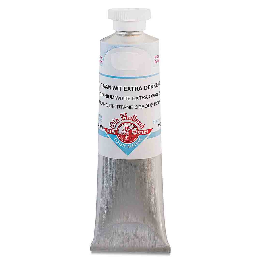New Masters - Acrylic Tube 60ml Titanium White Extra Opaque