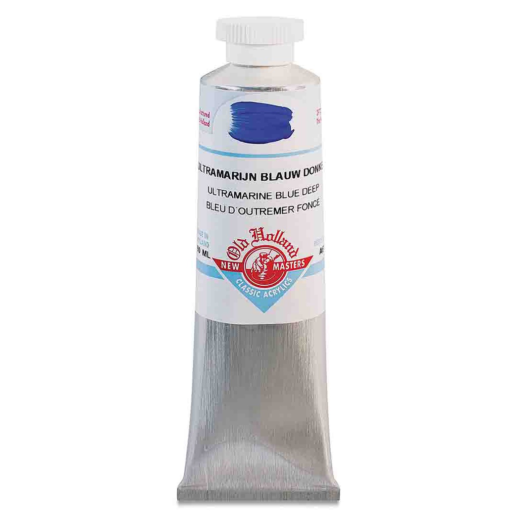 New Masters - Acrylic Tube 60ml Ultramarine Blue Deep