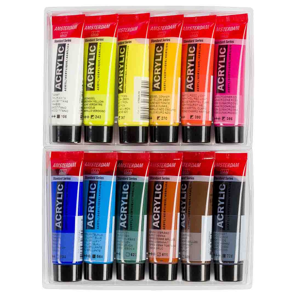 Amsterdam Acrylic color SET 12X20ML LANDSCAPE