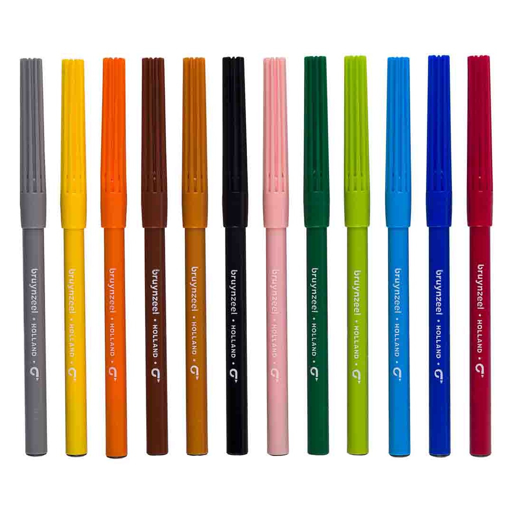 Bruynzeel KIDS FELT TIPS SET 12
