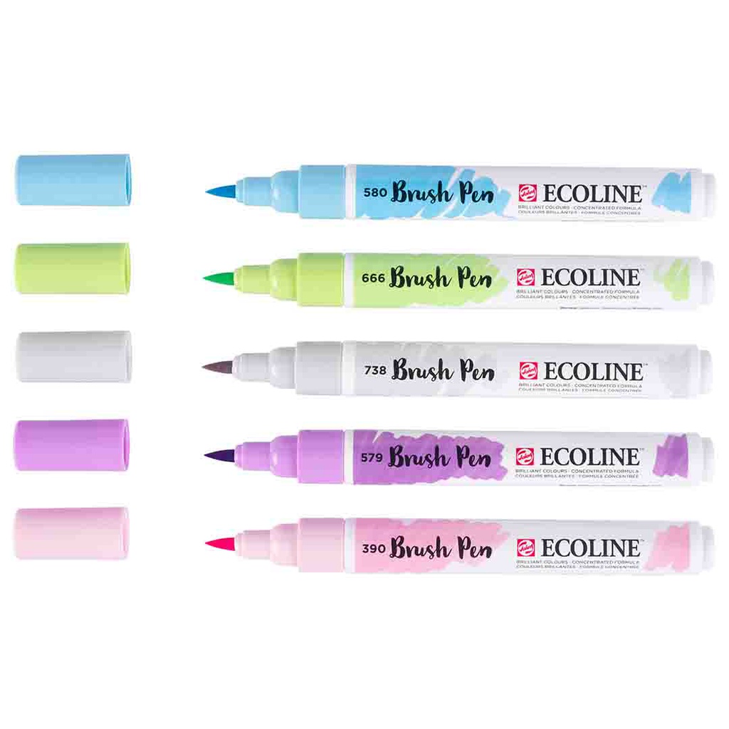 ECOLINE BRUSHPEN X5 PASTEL CB