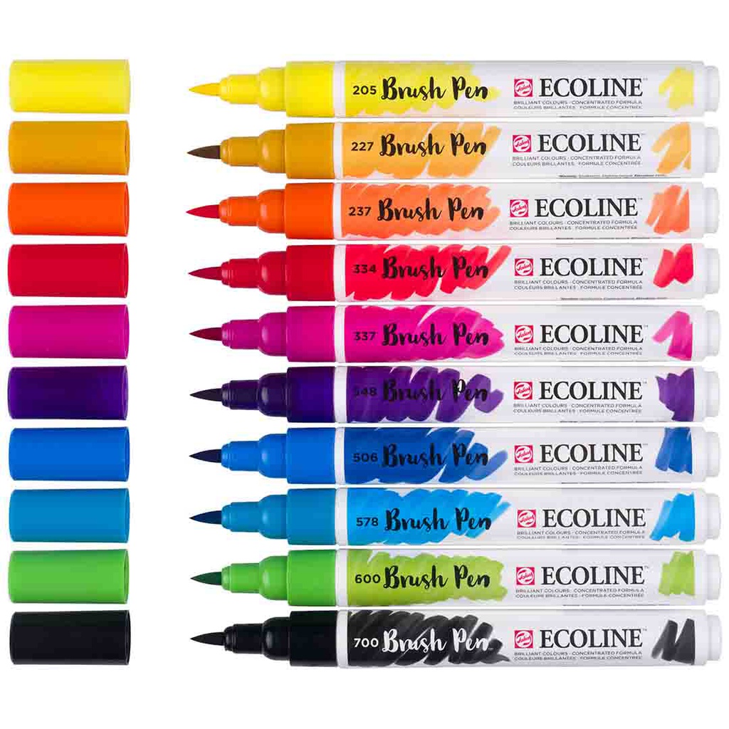 ECOLINE BRUSHPEN X10 PRIM.CB