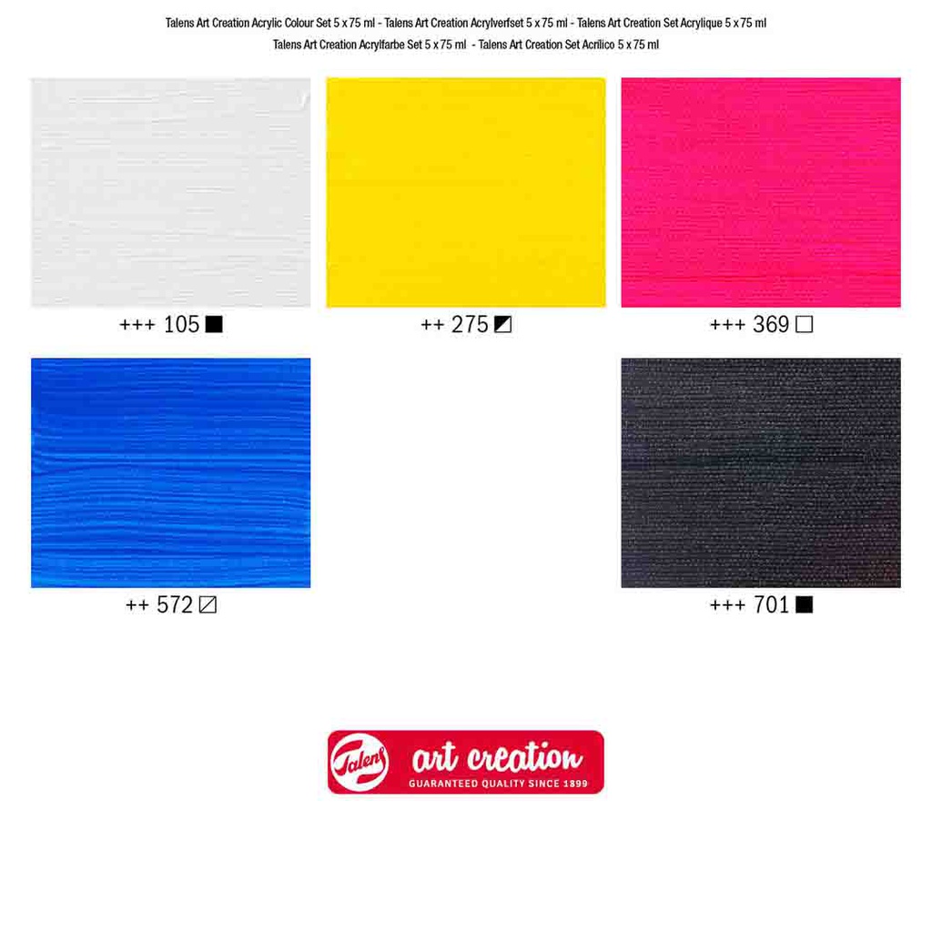 Art Creation acrylic color SET 5X75ML