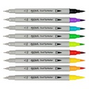 MM Dual Tip Brush/Fineliners 48pc Tri Grip
