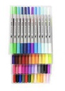 MM Dual Tip Brush/Fineliners 48pc Tri Grip