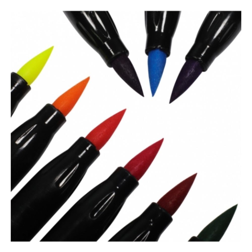 MM Colouring Brush Markers 12pc