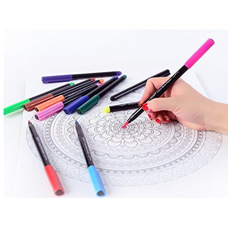 MM Colouring Brush Markers 12pc