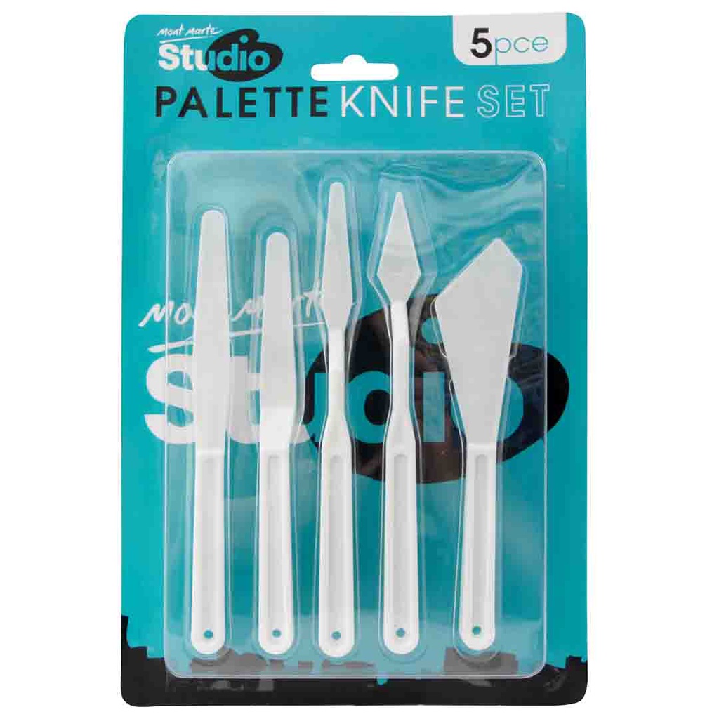 MM Studio Palette Knife Set 5pc - Plastic