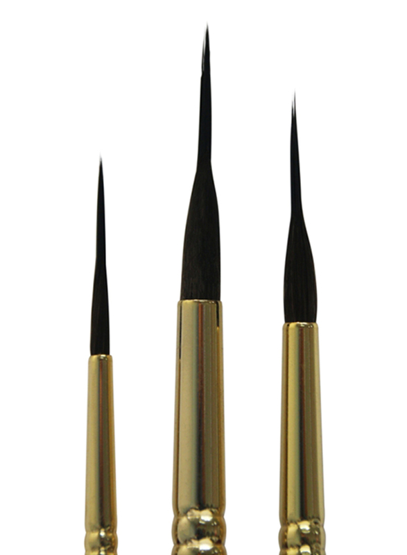 MM Fat Liner Brush  Set Taklon/Squirrel  16/10/6