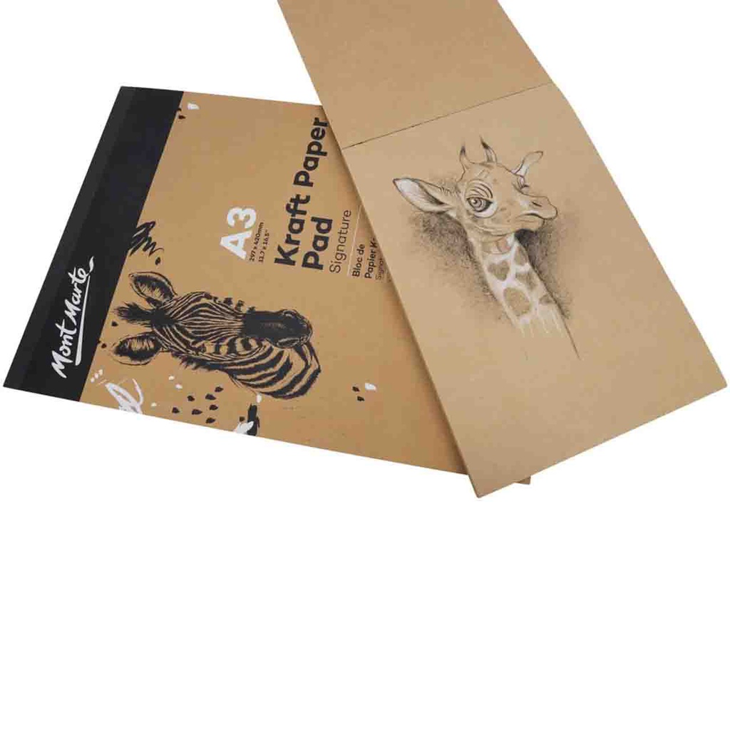 MM Kraft Paper Pad A3 50 Sheets