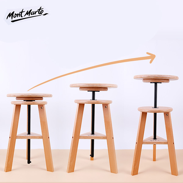 MM Beech Easel Stool